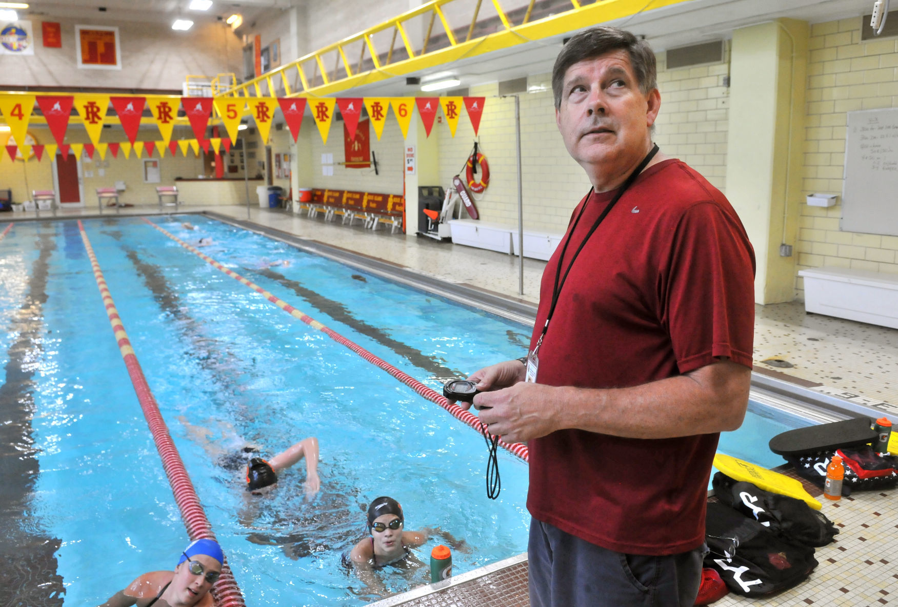 Rock Island new swimming coach Dave Busch